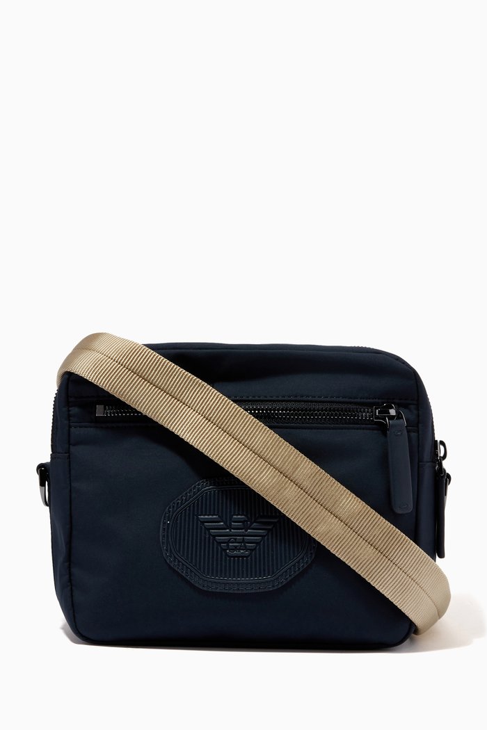 

Crossbody Bag in Nylon, Blue