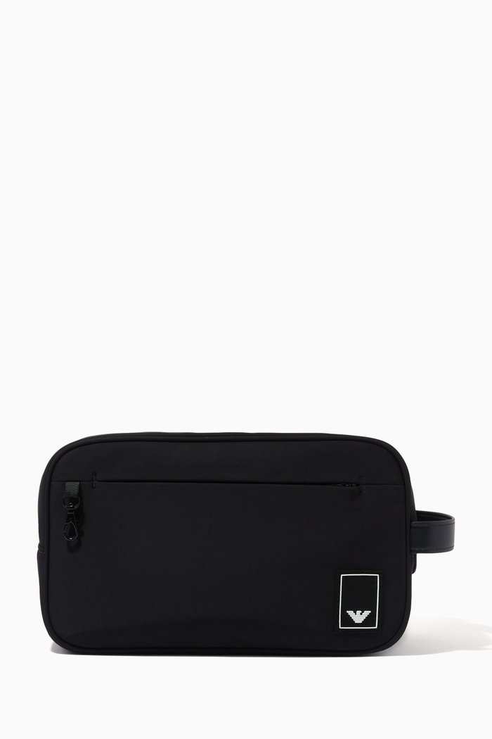 

Toiletry Bag in Nylon, Black