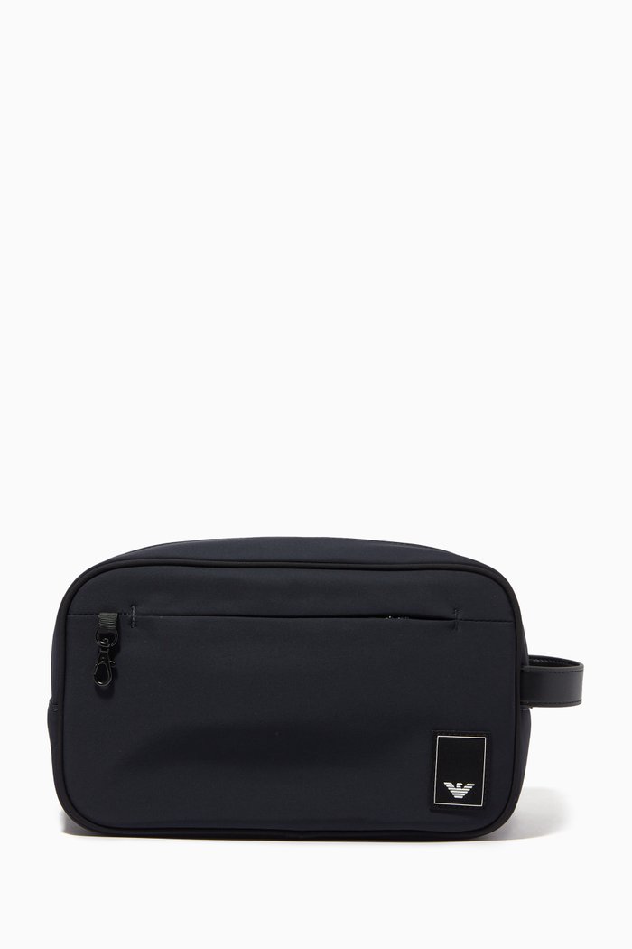 

Toiletry Bag in Nylon, Blue