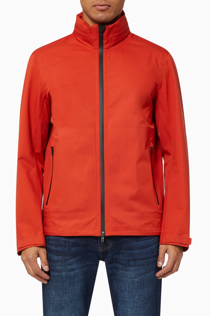 

Hooded Jacket in Nylon, Orange