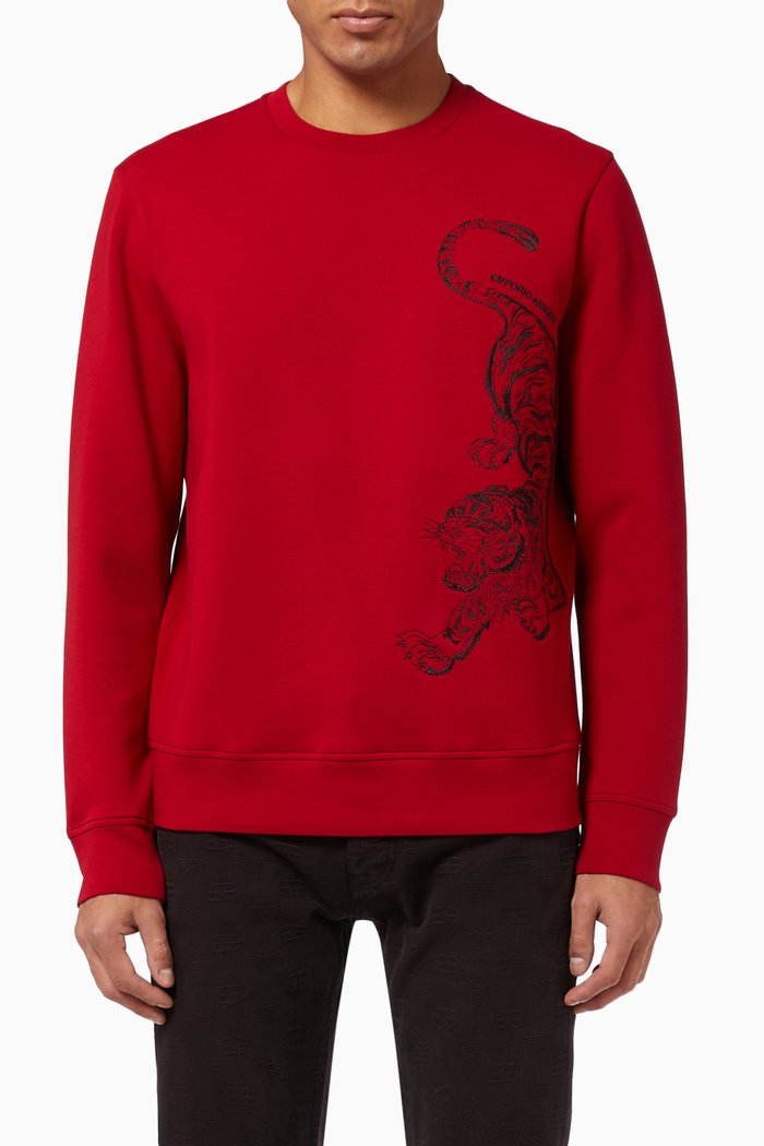

Chinese New Year Capsule Collection Sweatshirt in Jersey, Red