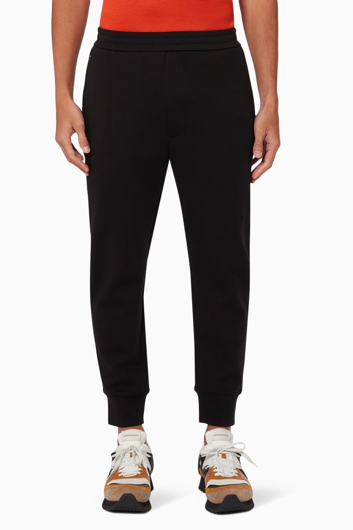 

Coulisse Joggers in Fleece, Black