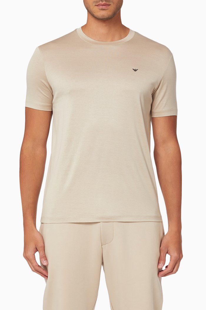 

Logo T-Shirt in Jersey, Neutral