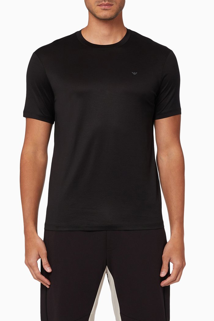 

Logo T-Shirt in Jersey, Black