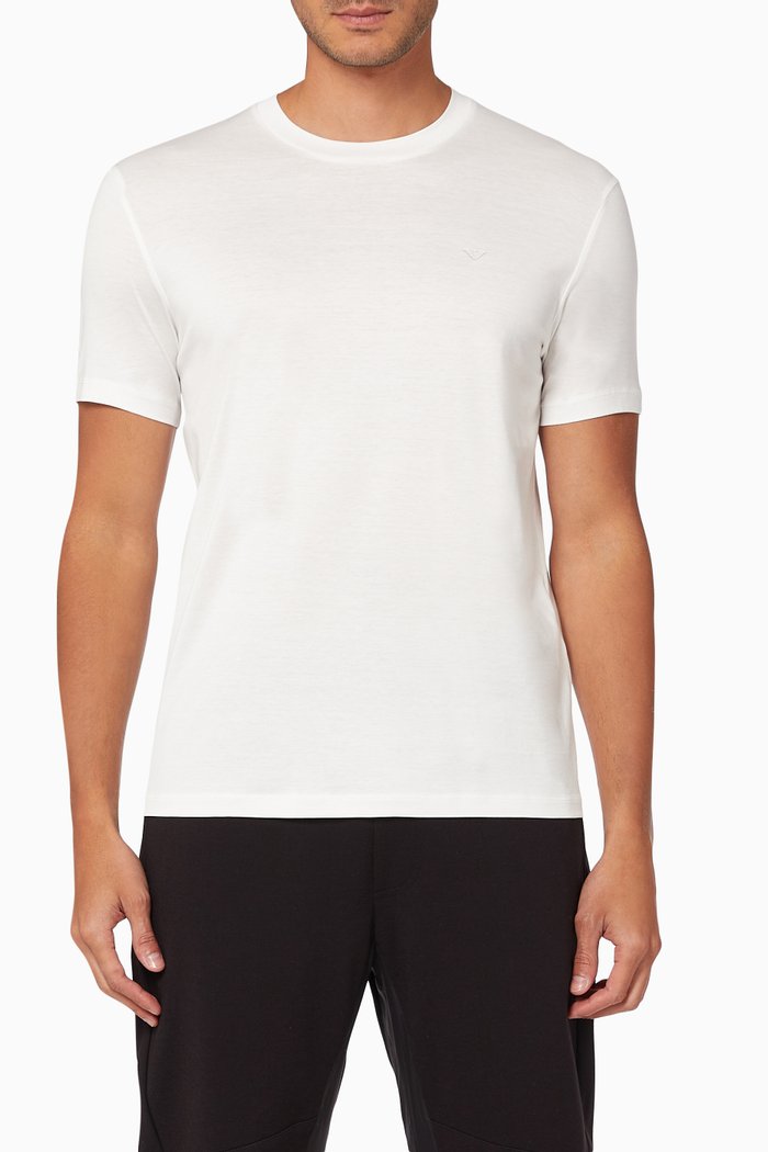 

Logo T-Shirt in Jersey, White