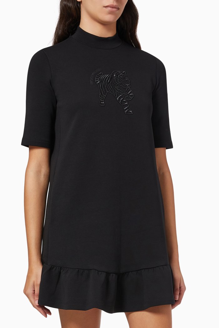 

Chinese New Year Capsule T-shirt Dress in Double Jersey, Black