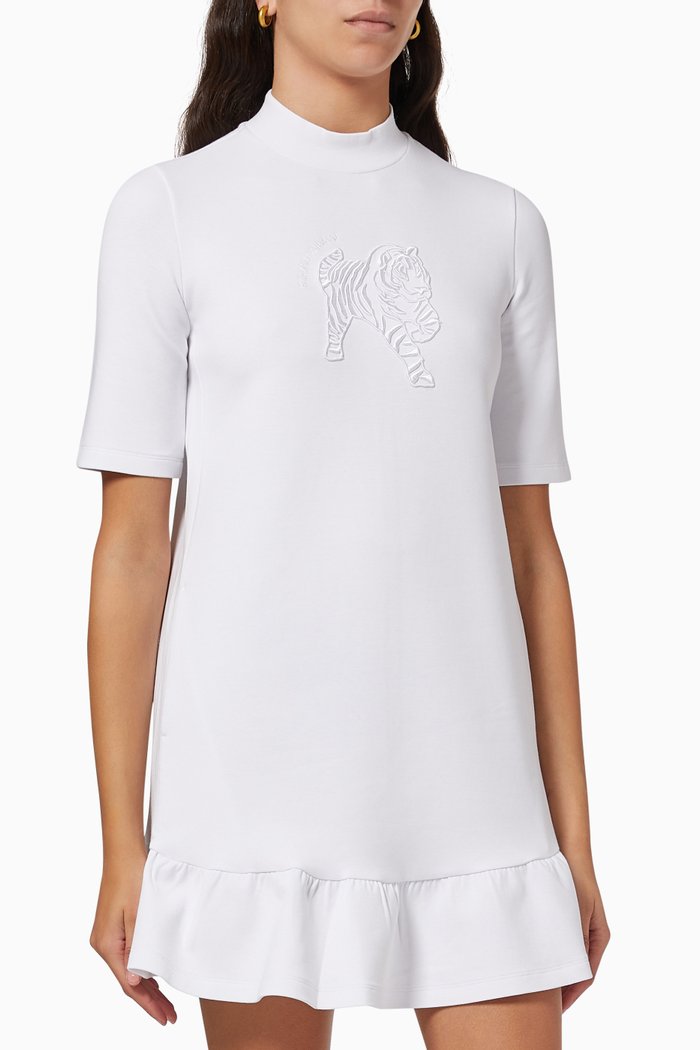 

Chinese New Year Capsule T-shirt Dress in Double Jersey, White