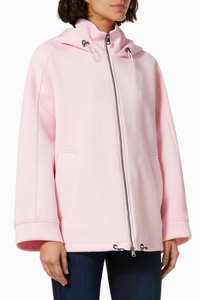 

Hooded Jacket in Scuba, Pink