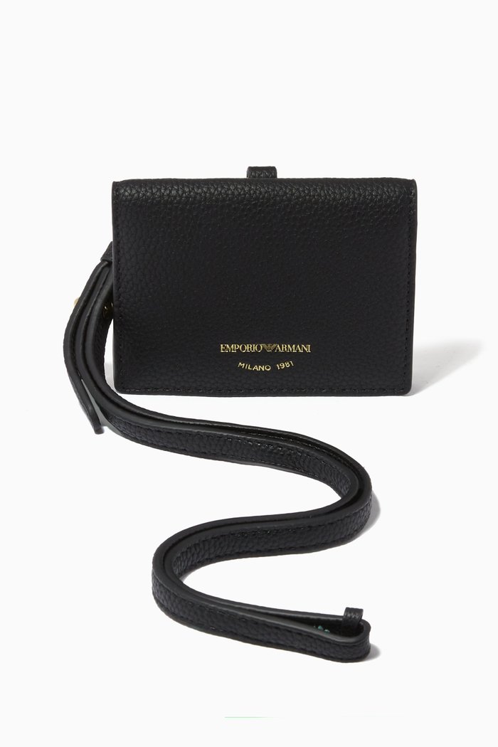 

Lanyard Card Case Holder, Black
