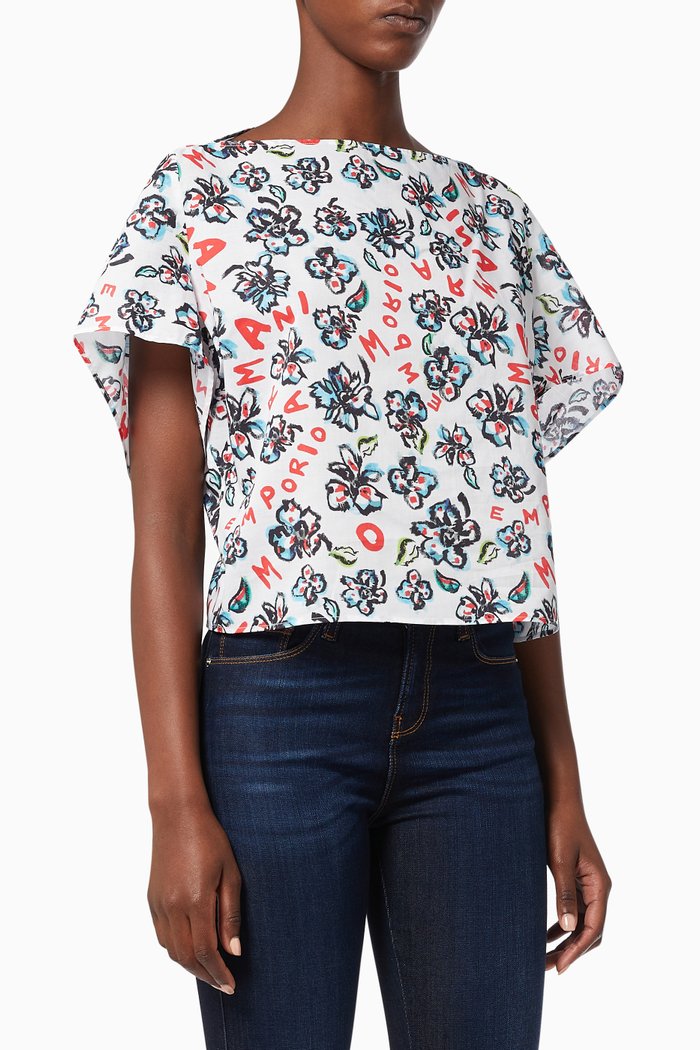 

Mare Capsule Collection Top in Cotton, White