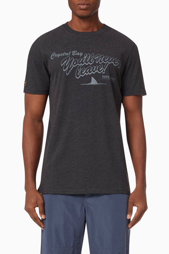 

Heritage Mountain T-shirt in Jersey, Black