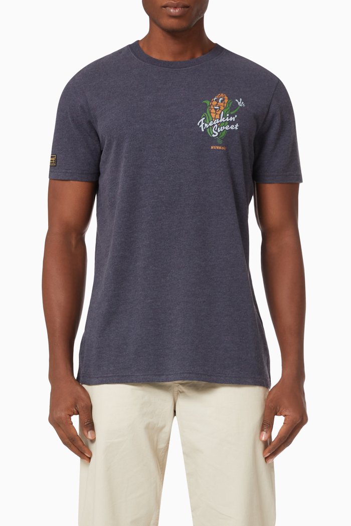 

Heritage Mountain T-shirt in Jersey, Blue