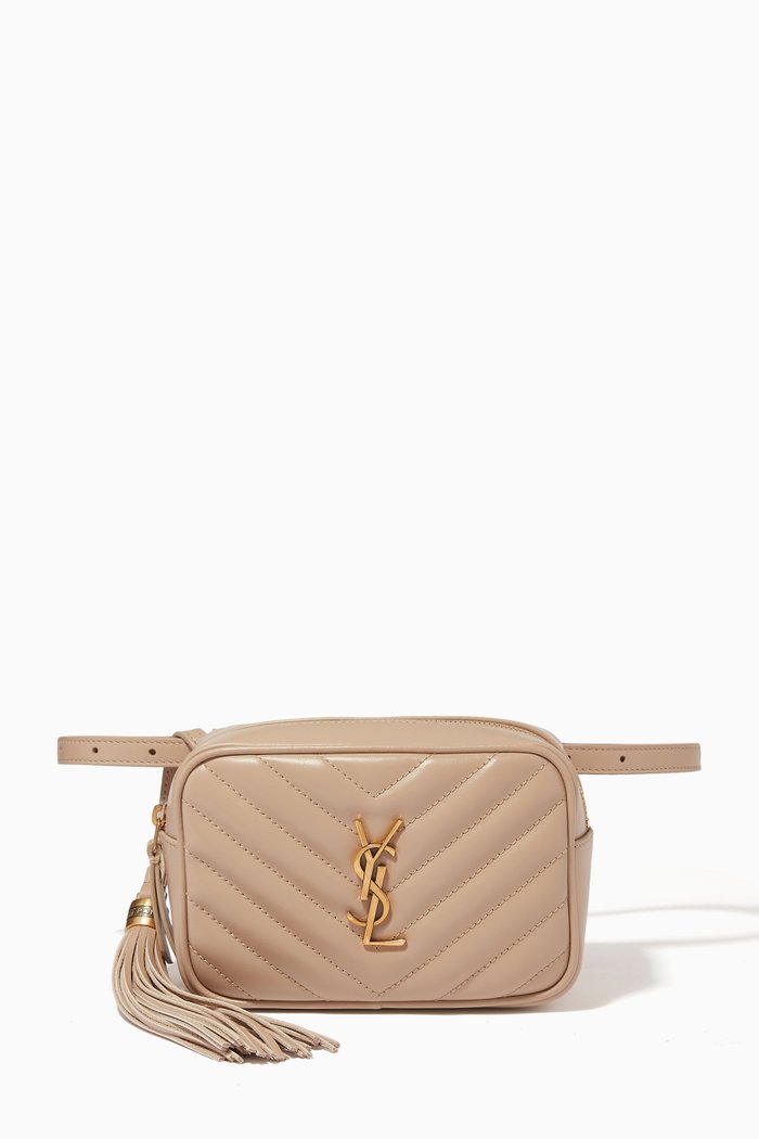 

Lou Belt Bag in "Y" Matelassé Leather, Neutral