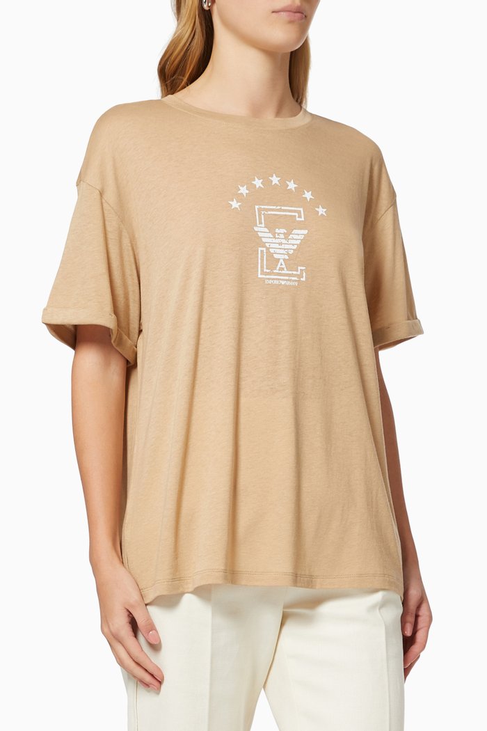 

Logo T-Shirt in Cotton Jersey, Neutral