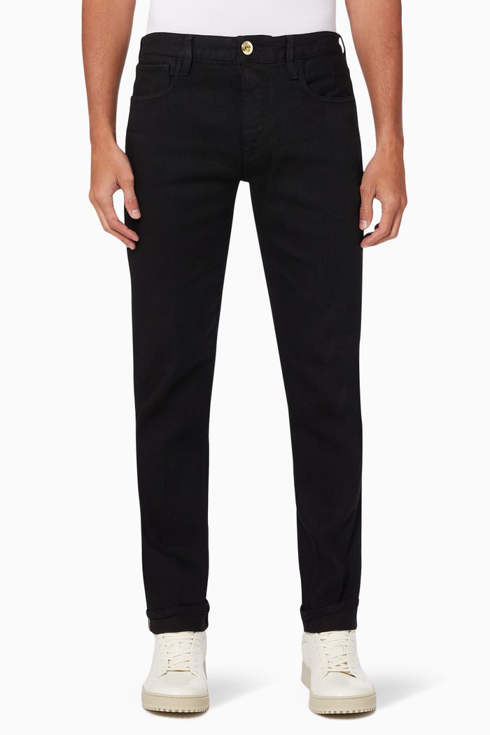 

Slim Fit Jeans in Denim, Black