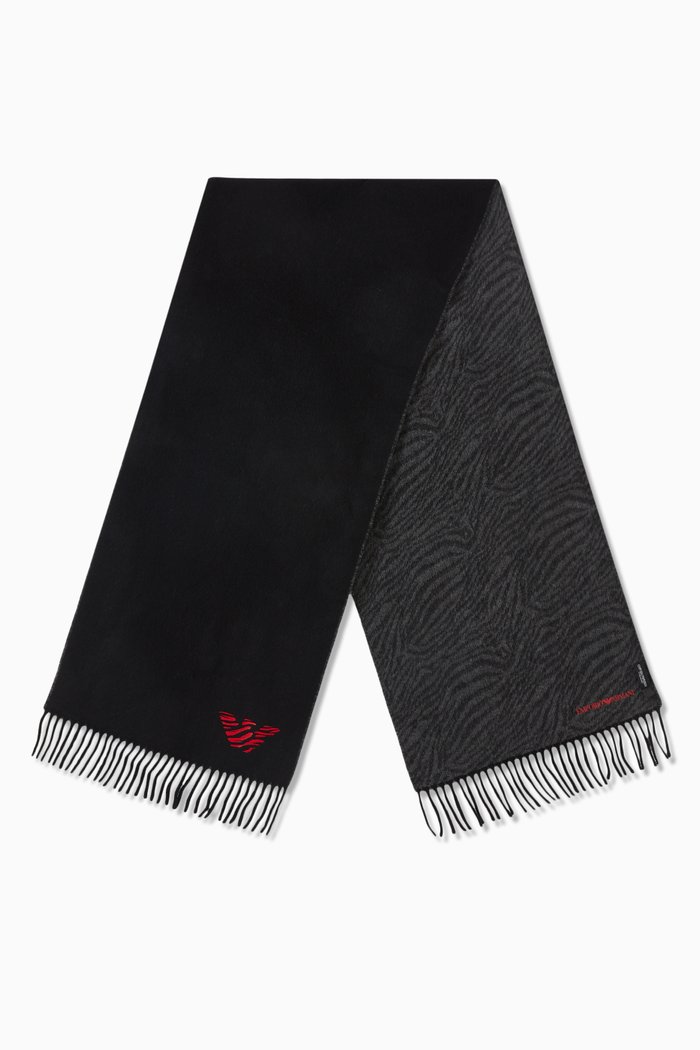 

EA Zebra Scarf, Black