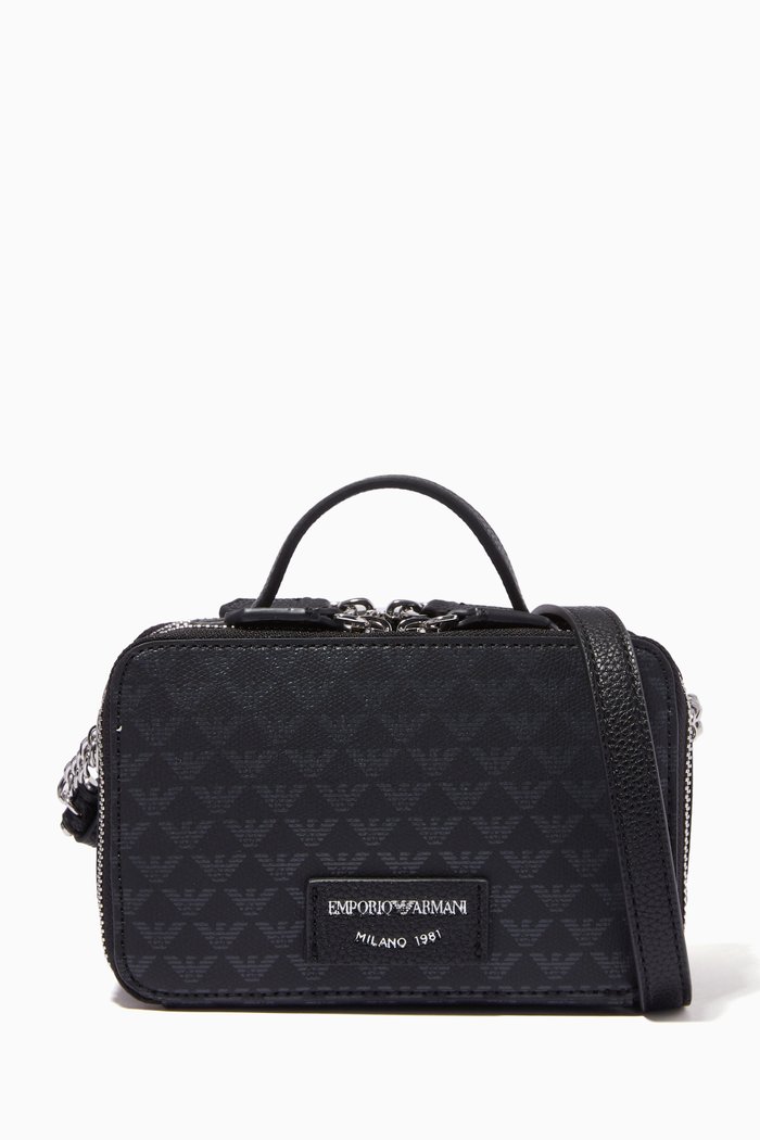 

Logo Mini Vanity Case, Black