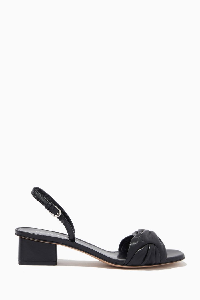 

Maya Sandals in Nappa Leather, Black