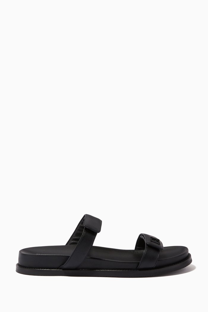 

Noa Sandals in Nappa Leather, Black