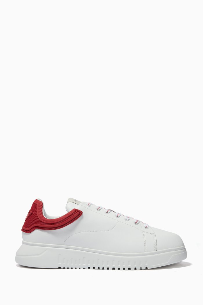 

Stan Eagle Sneakers in Leather, White