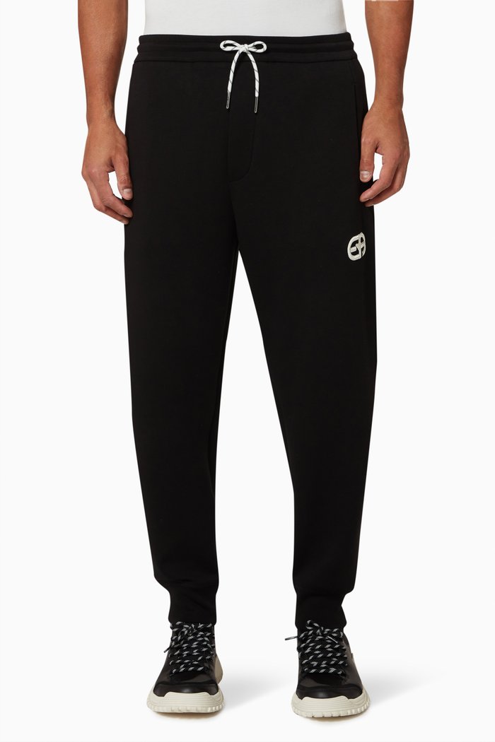 

R-EAcreate Logo Sweatpants in Cotton Jersey, Black