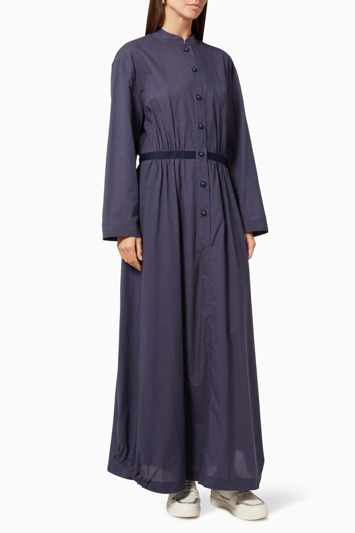 

Maxi Shirt Dress, Blue