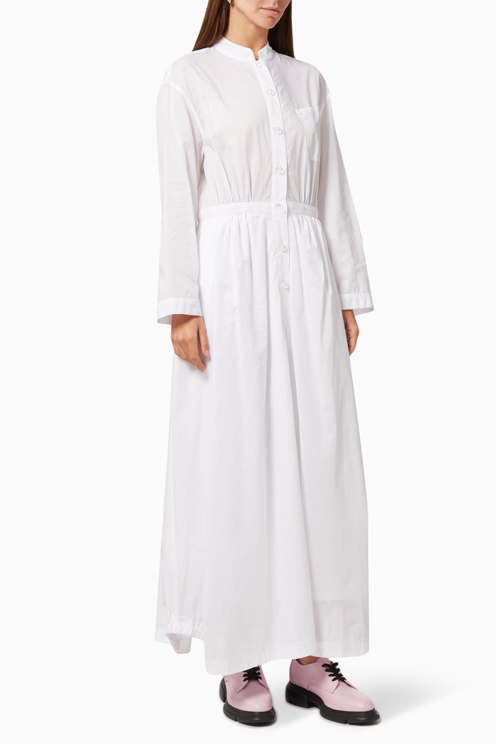 

Maxi Shirt Dress, White