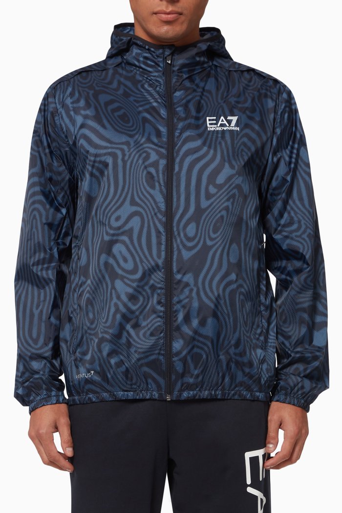 

Ventus 7 Hooded Jacket in Nylon, Blue