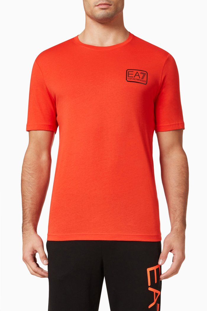 

Logo T-Shirt in Cotton Jersey, Orange