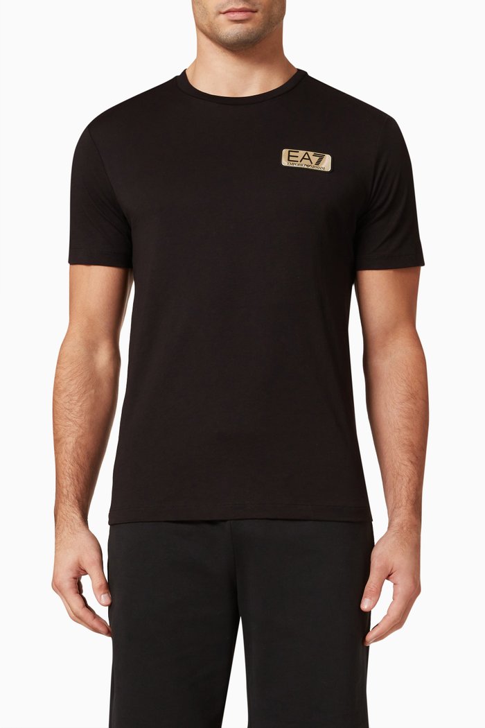 

Logo T-Shirt in Pima Cotton, Black