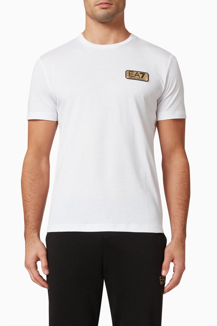

Logo T-shirt in Pima Cotton, White