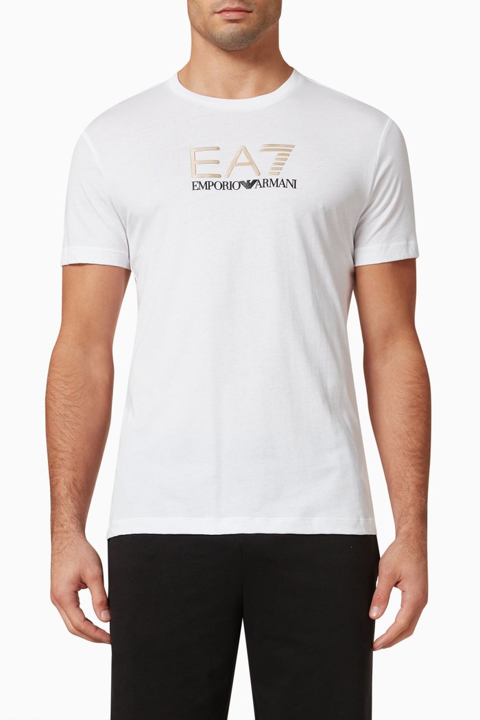 

Bold Logo T-shirt in Cotton Jersey, White