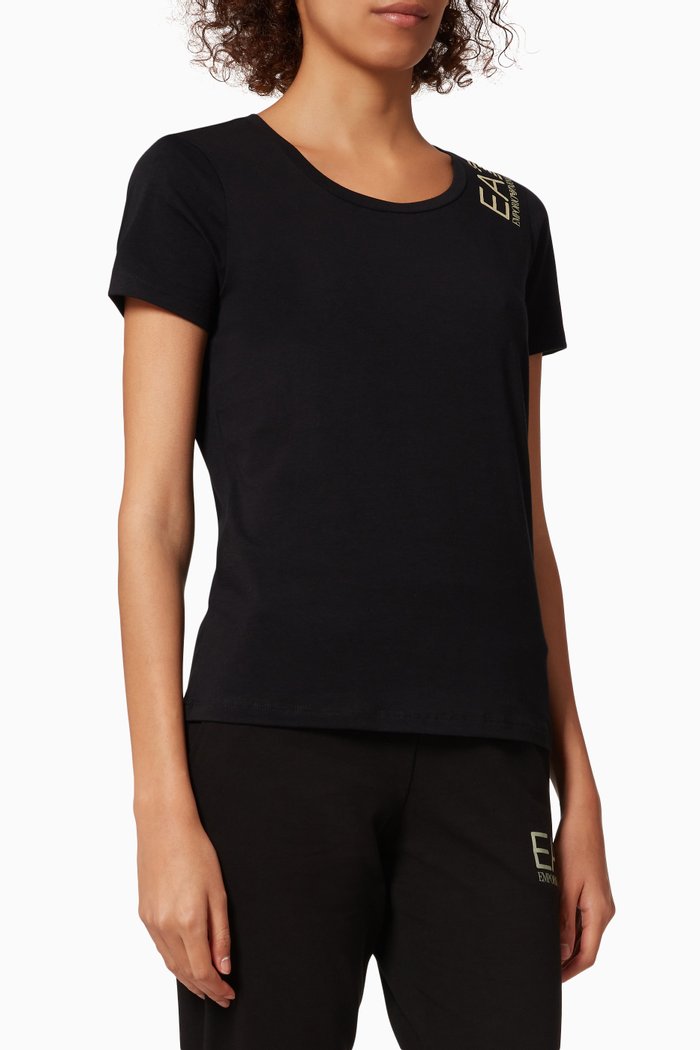 

EA7 Train Core T-shirt in Jersey, Black