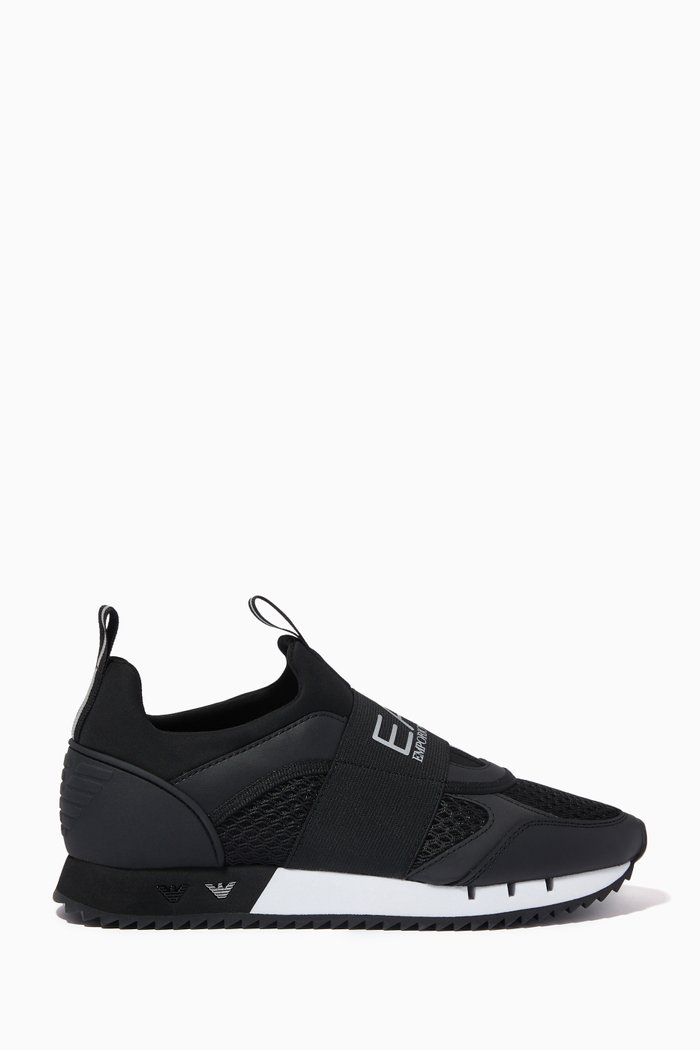 

Sneakers in Mesh & Nylon, Black