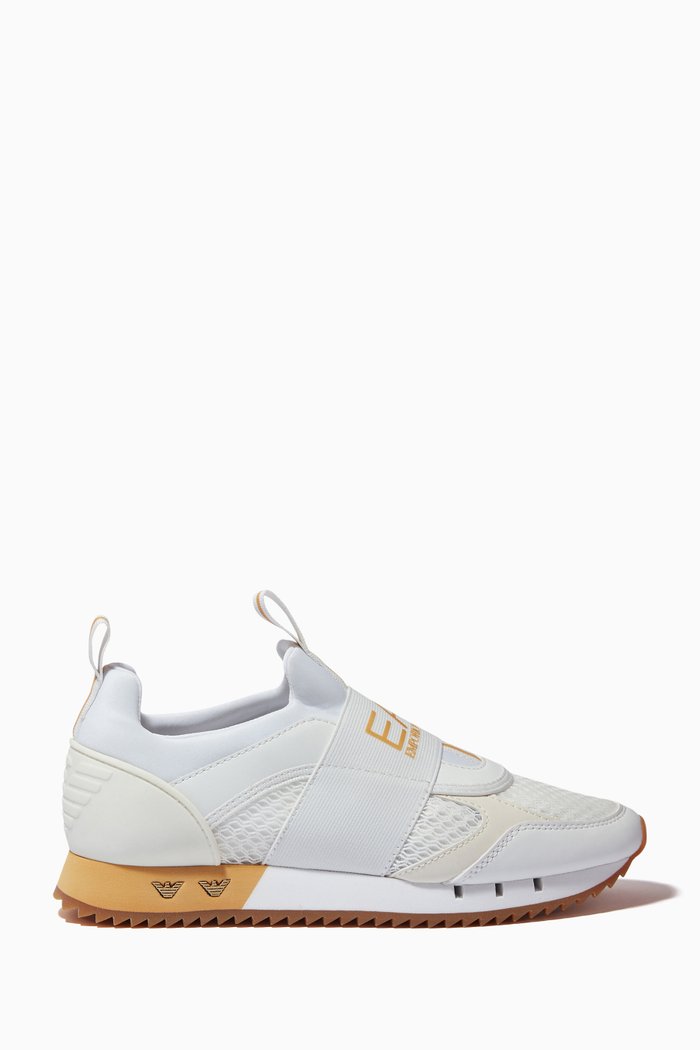 

Sneakers in Mesh & Nylon, White