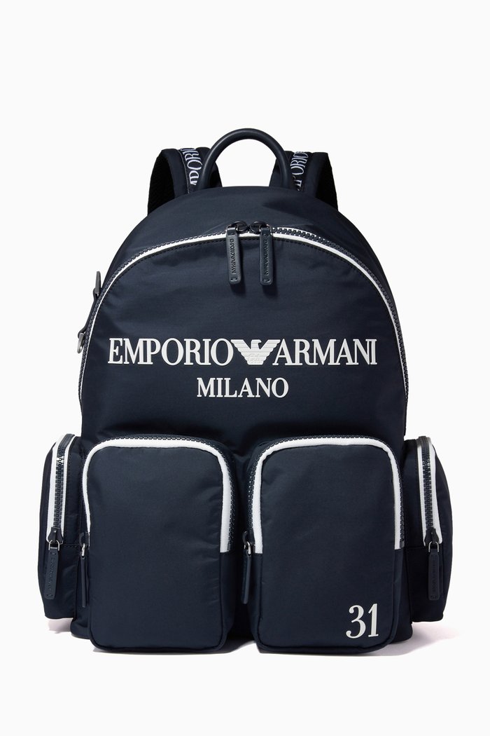 

EA Milano 31 Backpack in Nylon, Blue