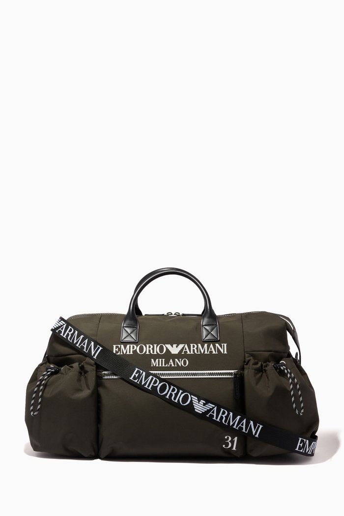 

EA Milano 31 Duffel Bag in Nylon, Black