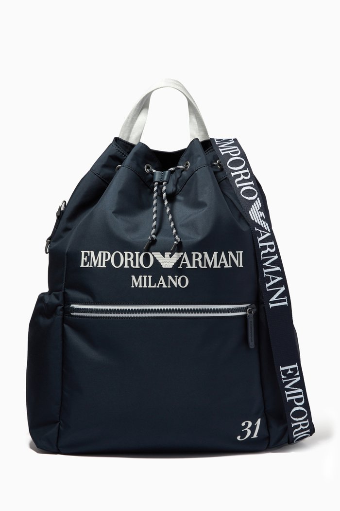 

EA Milano 31 Backpack in Nylon, Blue