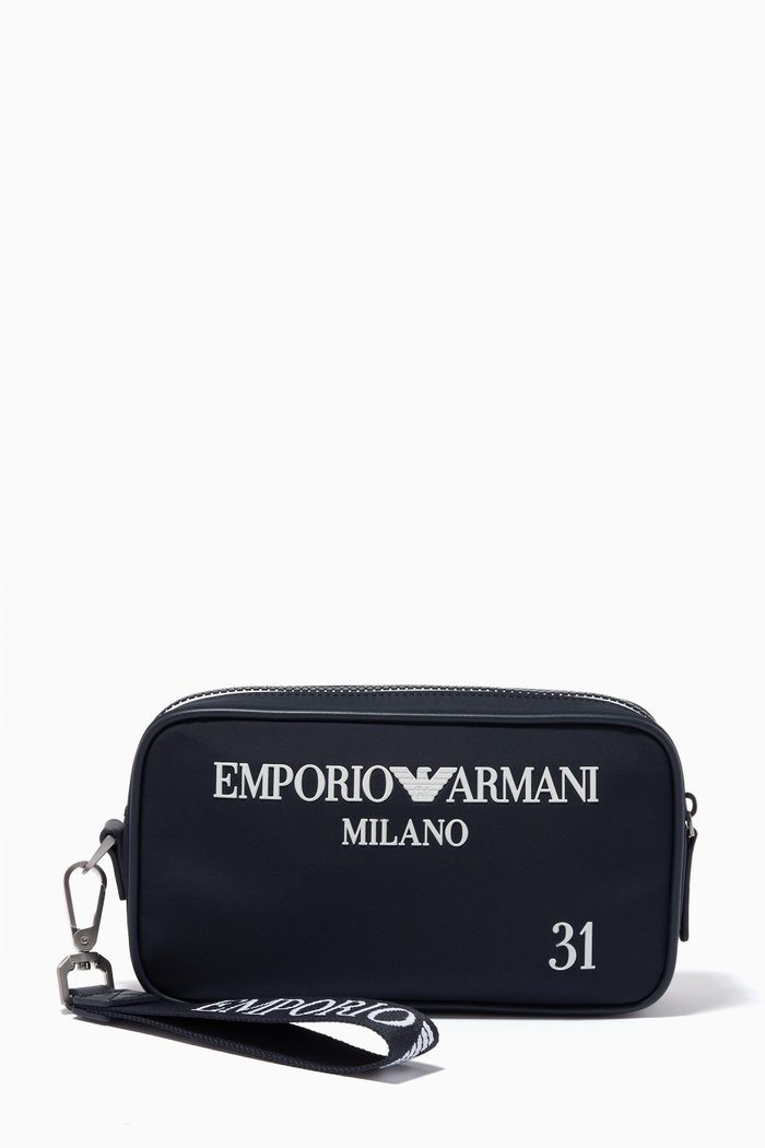 

Travel Beauty Bag in Nylon, Blue