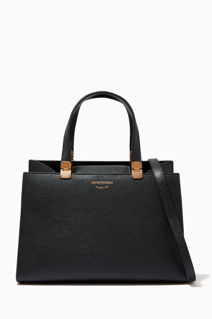 

Tote Bag in Leather, Black