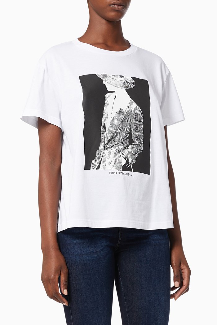 

EA Lady T-shirt in Jersey, White