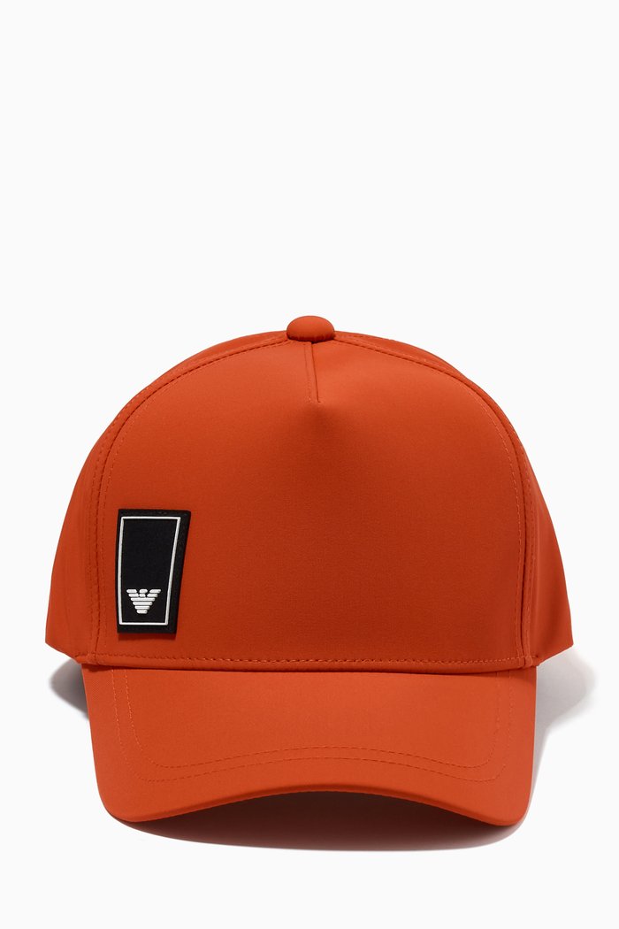 

Logo Patch Baseball Cap, Orange