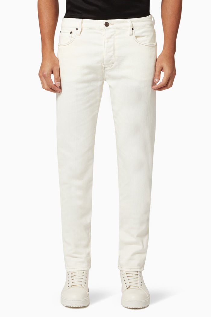 

EA Slim-fit Jeans in Denim, White