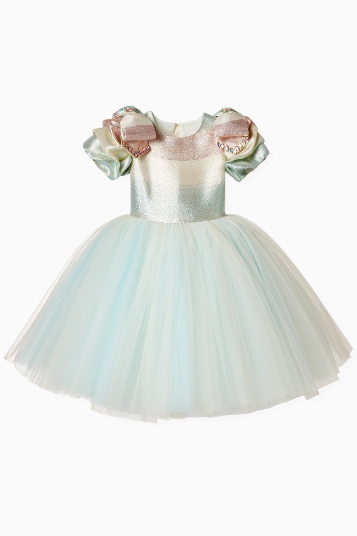 

Iris Dress in Tulle, Blue