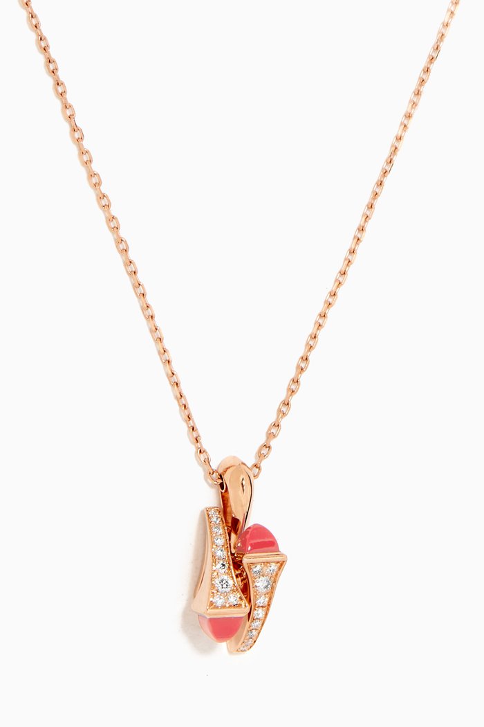 

Cleo Diamond & Pink Opal Pendant Necklace in 18kt Rose Gold