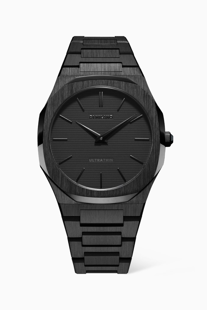 

Shadow Quartz Watch, 40mm, Black