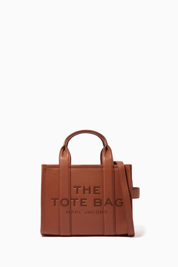 

The Mini Tote Bag in Leather, Brown