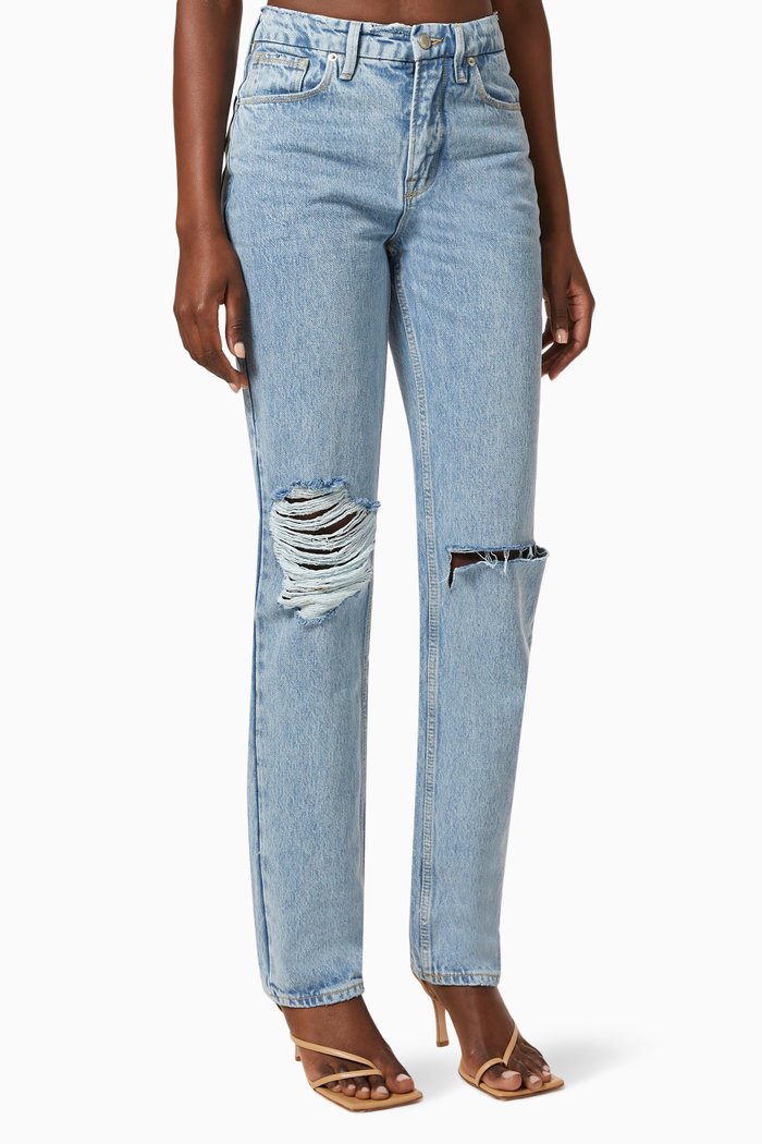

Good Icon Jeans in Cotton, Blue