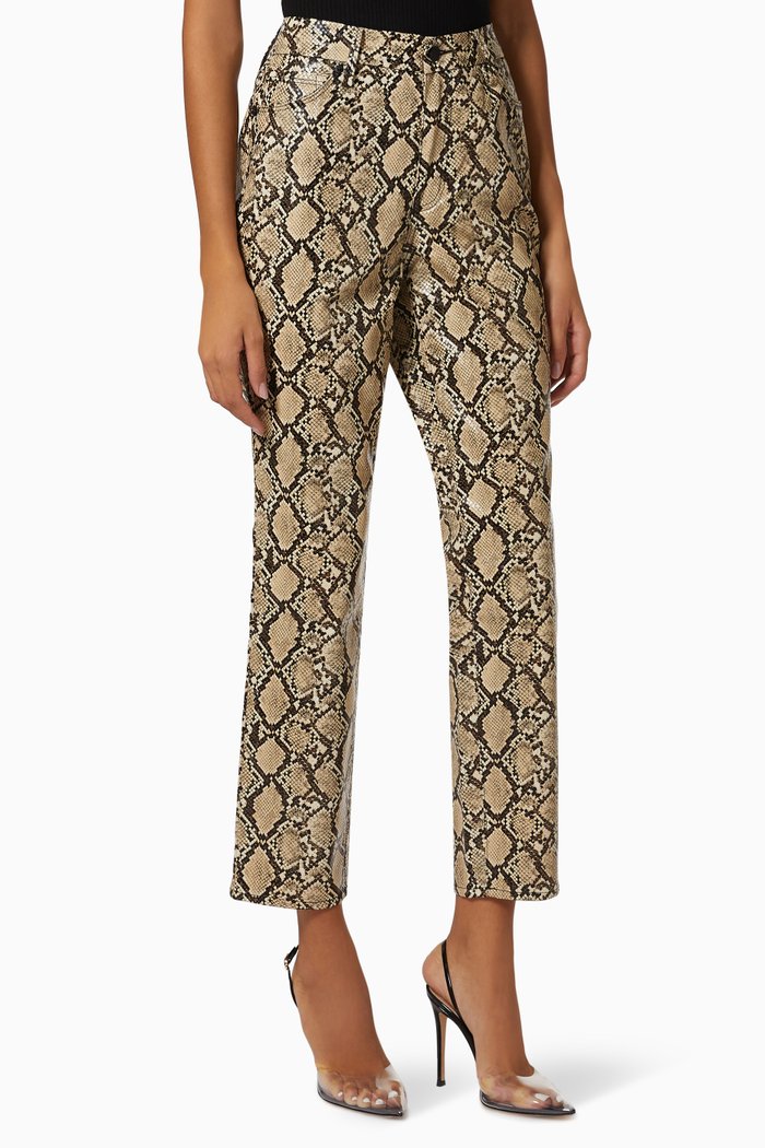 

Good Classic Snake Jeans, Neutral