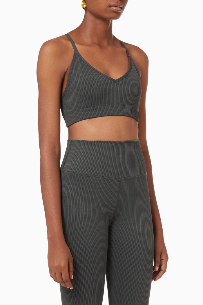 

Seamless Bra in Chunky Knit, Black